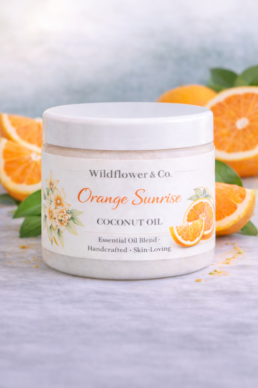 Orange Sunrise Coconut Oil