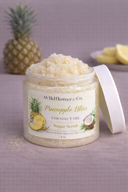 Pineapple Bliss Coconut Oil Sugar Scrub