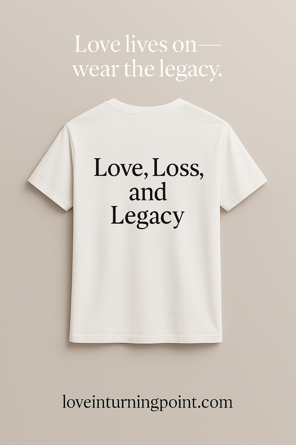 Love in Turning Point White Tee-Shirt