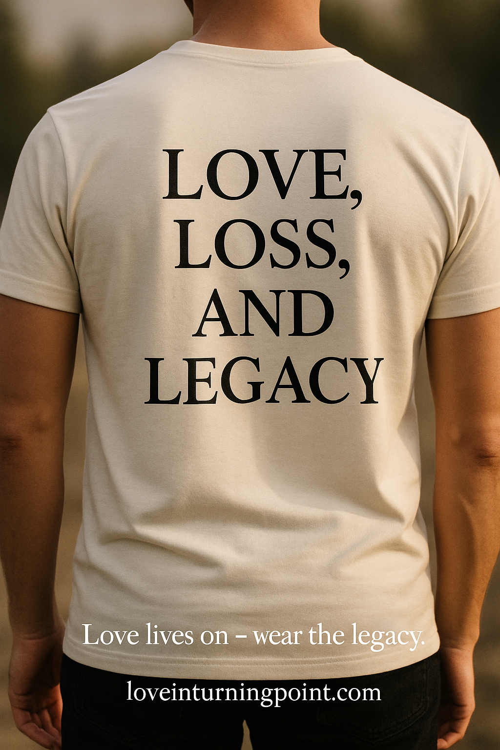 Love in Turning Point White Tee-Shirt